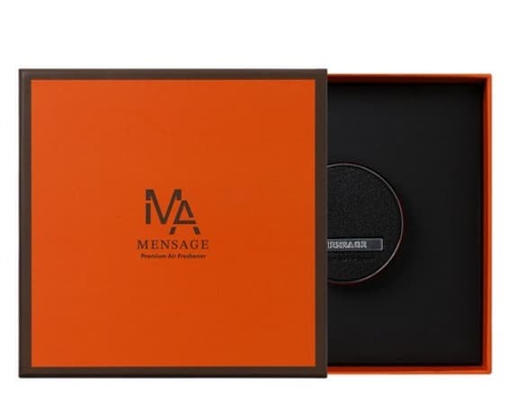 맨즈에이지 프라임 레더 차량용 방향제 블랙 10g, 실버스카이, 1개