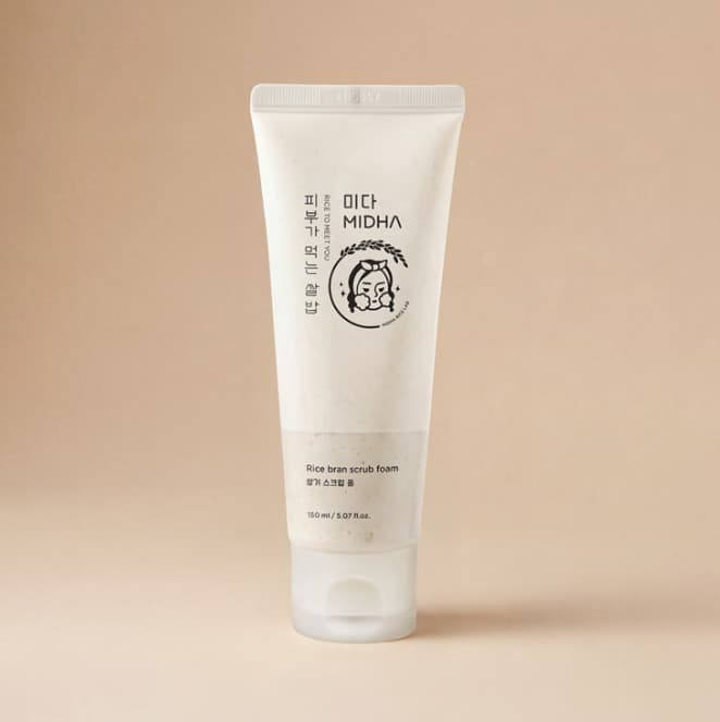 미다 쌀겨 스크럽 폼 150ml